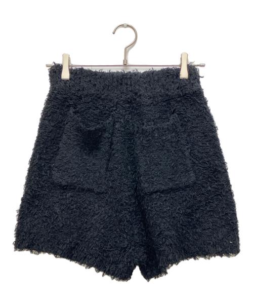 THE TOE（ザ・トゥー）THE TOE (ザ・トゥー) シャギーショートパンツ ブラック サイズ:Freeの古着・服飾アイテム