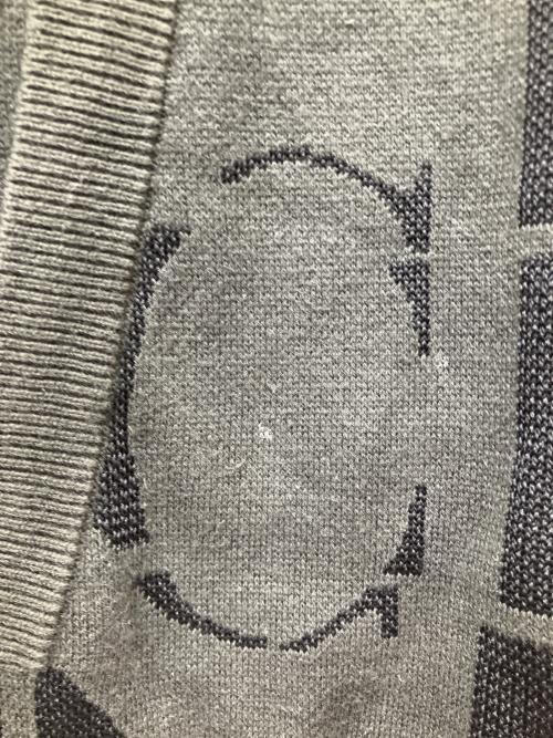 Calvin Klein Jeans（カルバンクラインジーンズ）Calvin Klein Jeans (カルバンクラインジーンズ) ジップアップニットジャケット グリーン サイズ:Sの古着・服飾アイテム