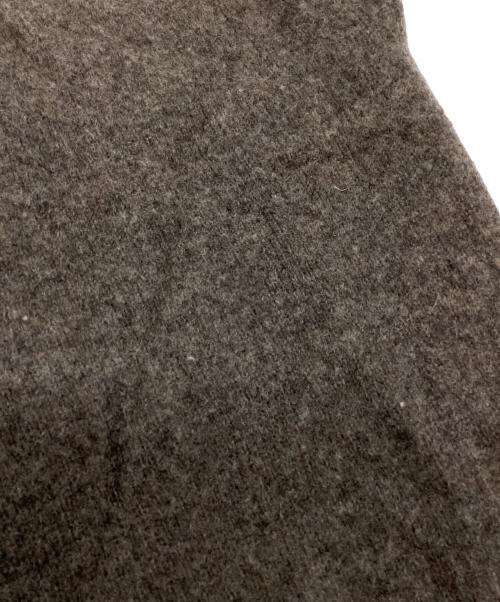 KAGURE（カグレ）kagure (カグレ) ワイドニットベスト ブラウン サイズ:Freeの古着・服飾アイテム