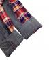 中古・古着 eYe COMME des GARCONS JUNYAWATANABE MAN (アイ コム デ ギャルソン ジュンヤ ワタナベ マン) 14AW 切替しエルボーパッチネルシャツ レッド サイズ:L：10000円