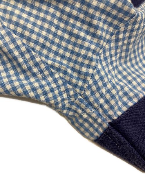 COMME des GARCONS HOMME（コムデギャルソン オム）COMME des GARCONS HOMME (コムデギャルソン オム) 11SS 異素材半袖シャツ スカイブルー サイズ:Mの古着・服飾アイテム