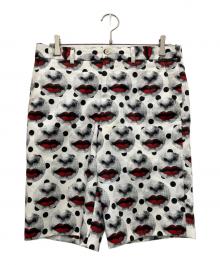 COMME des GARCONS HOMME PLUS（コムデギャルソンオムプリュス）の古着「17SS Piero Fornasetti half pants」｜ホワイト×ブラック