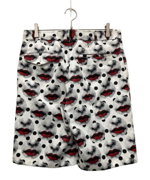 COMME des GARCONS HOMME PLUS（コムデギャルソンオムプリュス）COMME des GARCONS HOMME PLUS (コムデギャルソンオムプリュス) 17SS Piero Fornasetti half pants ホワイト×ブラック サイズ:Mの古着・服飾アイテム