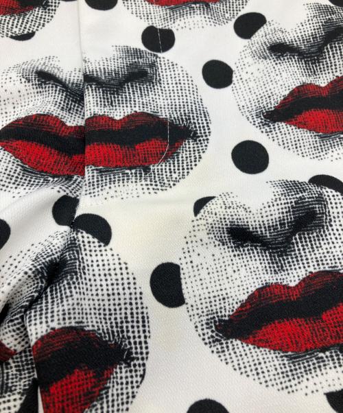 COMME des GARCONS HOMME PLUS（コムデギャルソンオムプリュス）COMME des GARCONS HOMME PLUS (コムデギャルソンオムプリュス) 17SS Piero Fornasetti half pants ホワイト×ブラック サイズ:Mの古着・服飾アイテム