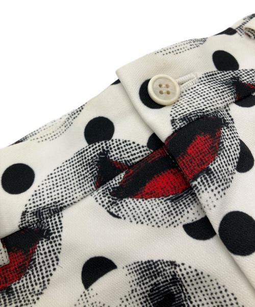 COMME des GARCONS HOMME PLUS（コムデギャルソンオムプリュス）COMME des GARCONS HOMME PLUS (コムデギャルソンオムプリュス) 17SS Piero Fornasetti half pants ホワイト×ブラック サイズ:Mの古着・服飾アイテム