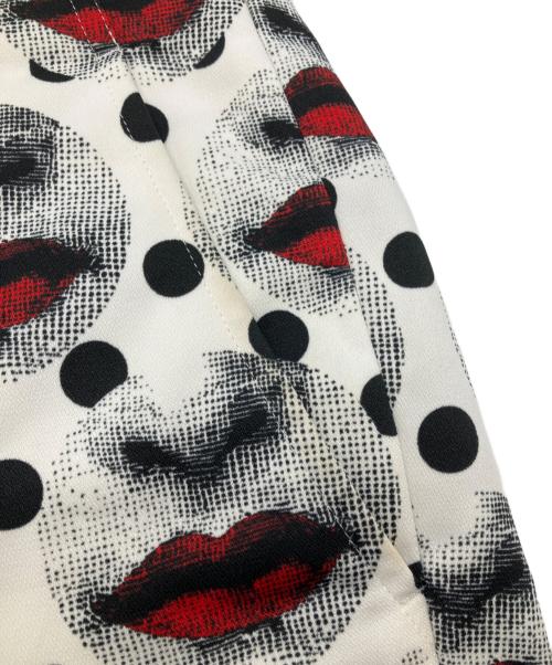 COMME des GARCONS HOMME PLUS（コムデギャルソンオムプリュス）COMME des GARCONS HOMME PLUS (コムデギャルソンオムプリュス) 17SS Piero Fornasetti half pants ホワイト×ブラック サイズ:Mの古着・服飾アイテム