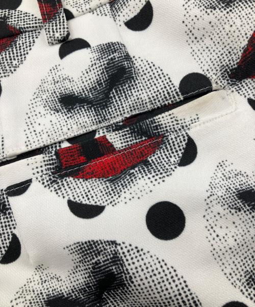 COMME des GARCONS HOMME PLUS（コムデギャルソンオムプリュス）COMME des GARCONS HOMME PLUS (コムデギャルソンオムプリュス) 17SS Piero Fornasetti half pants ホワイト×ブラック サイズ:Mの古着・服飾アイテム