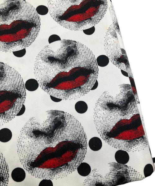 COMME des GARCONS HOMME PLUS（コムデギャルソンオムプリュス）COMME des GARCONS HOMME PLUS (コムデギャルソンオムプリュス) 17SS Piero Fornasetti half pants ホワイト×ブラック サイズ:Mの古着・服飾アイテム