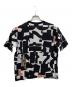 JUNYA WATANABE COMME des GARCONS MAN PINK (ジュンヤワタナベ コムデギャルソンマン ピンク) 16SS 綿天竺プリントTシャツ ブラック サイズ:M：5000円