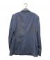 COMME des GARCONS HOMME PLUS (コムデギャルソンオムプリュス) 14AW 金釦ダブルブレストメッセージジャケット ネイビー サイズ:M：30000円