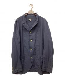 COMME des GARCONS SHIRT（コムデギャルソンシャツ）の古着「ポリ縮絨 5Bサックジャケット」｜ネイビー