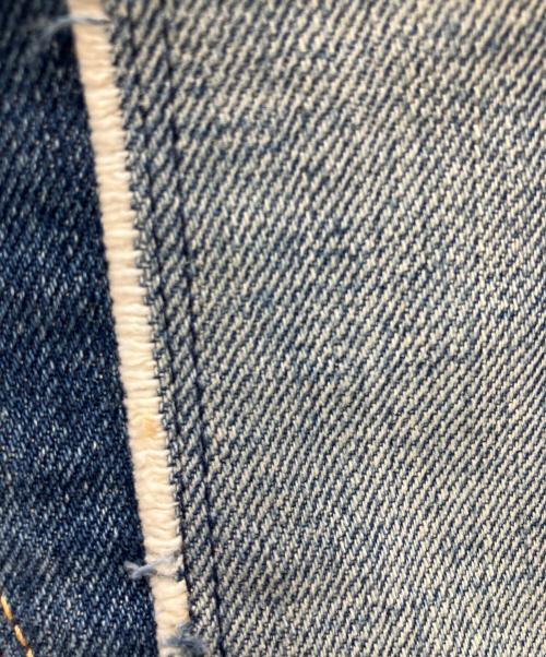 JUNYA WATANABE MAN（ジュンヤワタナベマン）JUNYA WATANABE MAN (ジュンヤワタナベマン) 14AW 製品加工×他素材ミックスデニムパンツ インディゴ サイズ:Mの古着・服飾アイテム