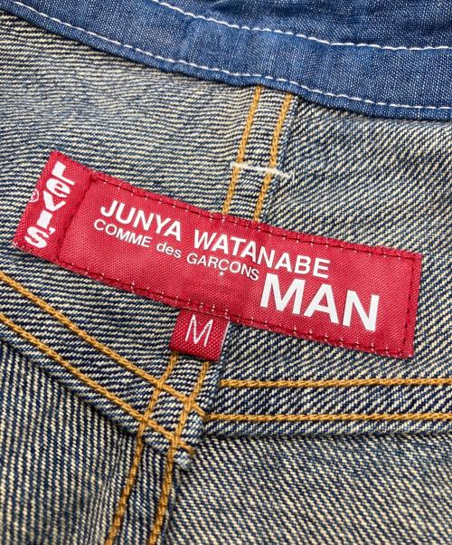 JUNYA WATANABE COMME des GARCONS（(ジュンヤワタナベ コムデギャルソン）JUNYA WATANABE COMME des GARCONS ((ジュンヤワタナベ コムデギャルソン) LEVI'S (リーバイス) 11SS ヴィンテージ加工デニムパンツ インディゴ サイズ:Mの古着・服飾アイテム