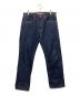 eYe COMME des GARCONS JUNYAWATANABE MAN（アイ コム デ ギャルソン ジュンヤ ワタナベ マン）の古着「13AW チェック切替リジッドデニムパンツ」｜インディゴ