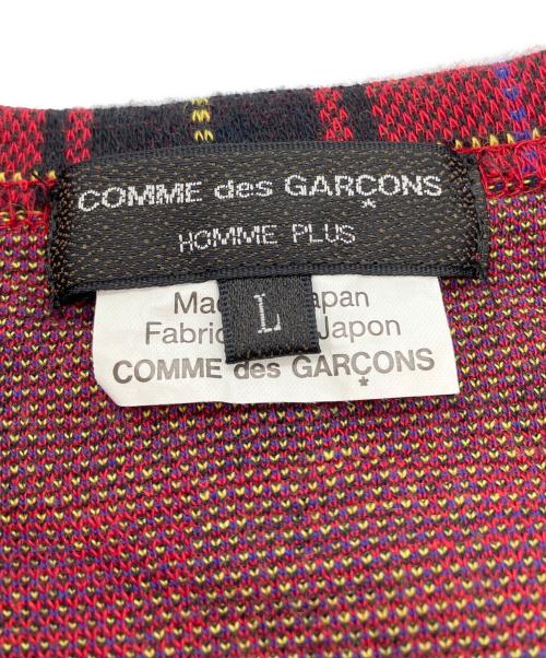 COMME des GARCONS（コムデギャルソン）COMME des GARCONS (コムデギャルソン) 20AW パッチワークカットソー レッド サイズ:Lの古着・服飾アイテム