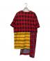 COMME des GARCONS (コムデギャルソン) 20AW パッチワークカットソー レッド サイズ:L：18000円