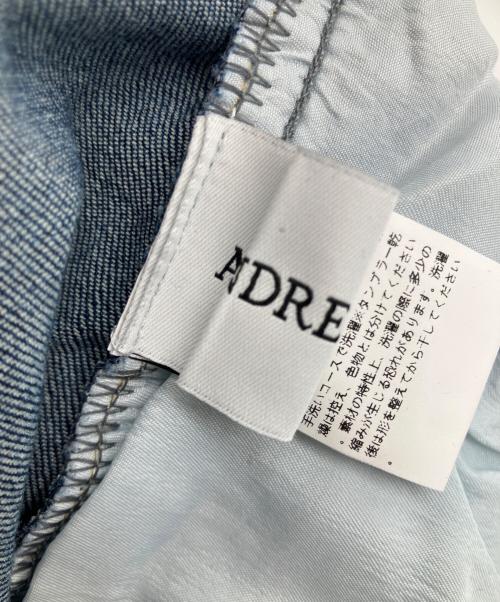 ANDREA&CO（アンドレアアンドコー）andrea&co (アンドレアアンドコー) デニムビジュー刺繍パンツ インディゴ サイズ:表記なしの古着・服飾アイテム