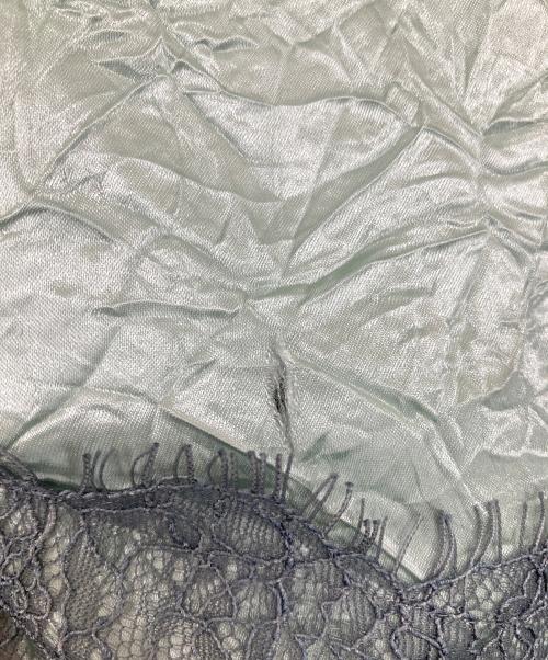 PRANK PROJECT（プランクプロジェクト）PRANK PROJECT (プランクプロジェクト) Washed Satin Lace Trim Skirt グリーン サイズ:38の古着・服飾アイテム