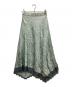 PRANK PROJECT (プランクプロジェクト) Washed Satin Lace Trim Skirt グリーン サイズ:38：7000円
