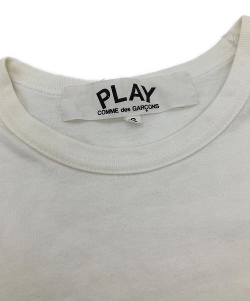 PLAY COMME des GARCONS（プレイコムデギャルソン）PLAY COMME des GARCONS (プレイコムデギャルソン) Tシャツ ホワイト サイズ:Sの古着・服飾アイテム