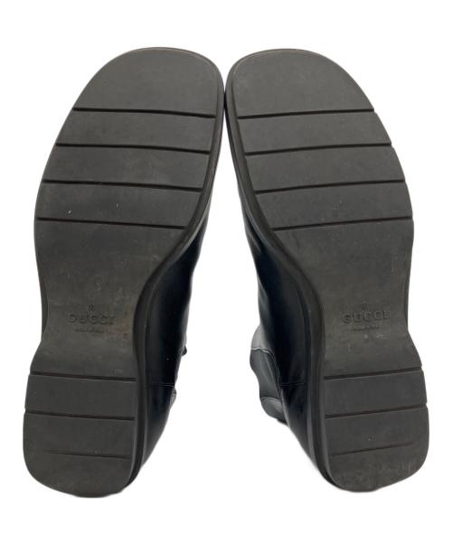 GUCCI（グッチ）GUCCI (グッチ) シェリーラインサイドゴアブーツ ブラック サイズ:37 1/2の古着・服飾アイテム