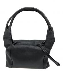 GUCCI（グッチ）の古着「レザー　ハンドバッグ」｜ブラック