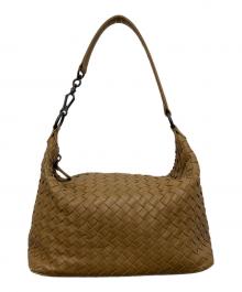 BOTTEGA VENETA（ボッテガベネタ）の古着「イントレチャートワンショルダーバッグ」｜ブラウン
