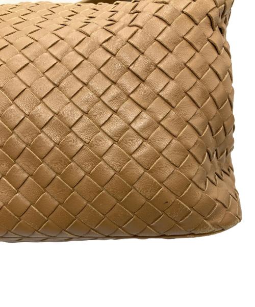 BOTTEGA VENETA（ボッテガベネタ）BOTTEGA VENETA (ボッテガベネタ) イントレチャートワンショルダーバッグ ブラウンの古着・服飾アイテム