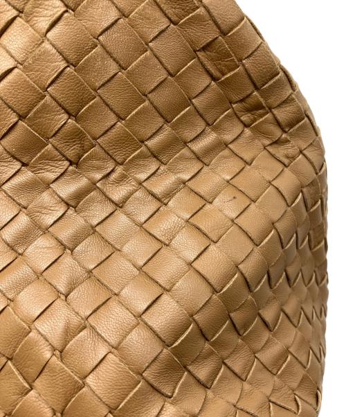 BOTTEGA VENETA（ボッテガベネタ）BOTTEGA VENETA (ボッテガベネタ) イントレチャートワンショルダーバッグ ブラウンの古着・服飾アイテム