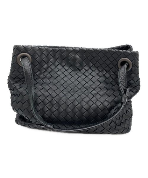 BOTTEGA VENETA（ボッテガベネタ）BOTTEGA VENETA (ボッテガベネタ) スモールガルダバッグ ブラックの古着・服飾アイテム