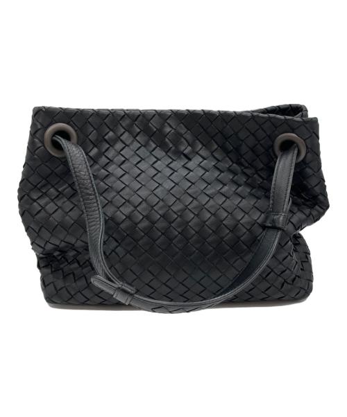BOTTEGA VENETA（ボッテガベネタ）BOTTEGA VENETA (ボッテガベネタ) スモールガルダバッグ ブラックの古着・服飾アイテム