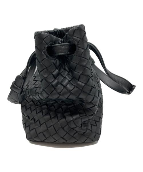 BOTTEGA VENETA（ボッテガベネタ）BOTTEGA VENETA (ボッテガベネタ) スモールガルダバッグ ブラックの古着・服飾アイテム