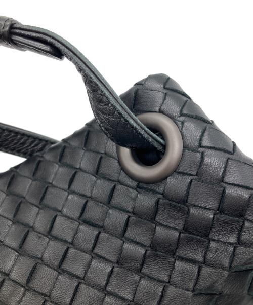 BOTTEGA VENETA（ボッテガベネタ）BOTTEGA VENETA (ボッテガベネタ) スモールガルダバッグ ブラックの古着・服飾アイテム