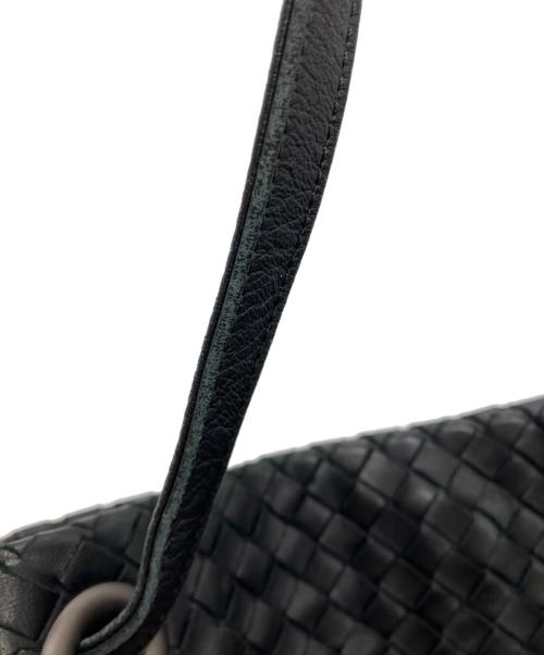 BOTTEGA VENETA（ボッテガベネタ）BOTTEGA VENETA (ボッテガベネタ) スモールガルダバッグ ブラックの古着・服飾アイテム