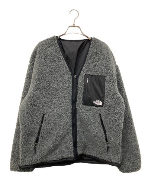 THE NORTH FACE（ザ ノース フェイス）THE NORTH FACE (ザ ノース フェイス) リバーシブルエクストリームパイルカーディガン グレー サイズ:Lの古着・服飾アイテム
