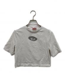 DIESEL（ディーゼル）の古着「アンクルロゴTシャツ」｜ホワイト