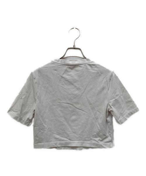 DIESEL（ディーゼル）DIESEL (ディーゼル) アンクルロゴTシャツ ホワイト サイズ:Sの古着・服飾アイテム