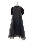 Ameriアメリ）の古着「FLUFFY MACARON DRESS」｜ブラック