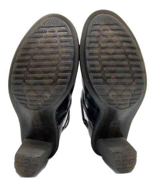 Dr.Martens（ドクターマーチン）Dr.Martens (ドクターマーチン) ボンテージヒールアンクルブーツ ブラック サイズ:25の古着・服飾アイテム