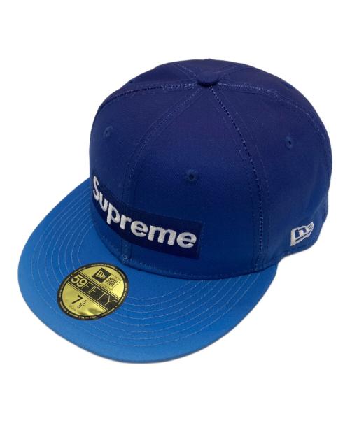 SUPREME（シュプリーム）Supreme (シュプリーム) New Era (ニューエラ) Gradient Box Logo New Era ブルー サイズ:7 5/8、60.6cmの古着・服飾アイテム