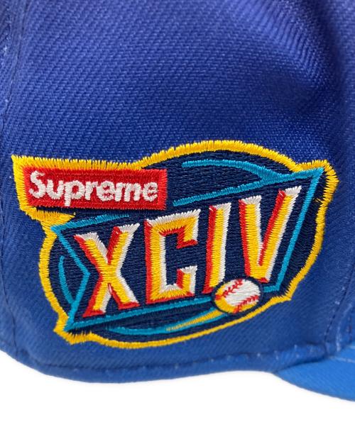 SUPREME（シュプリーム）Supreme (シュプリーム) New Era (ニューエラ) Gradient Box Logo New Era ブルー サイズ:7 5/8、60.6cmの古着・服飾アイテム