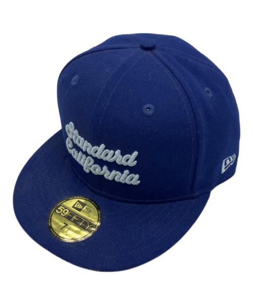 New Era（ニューエラ）New Era (ニューエラ) STANDARD CALIFORNIA (スタンダードカリフォルニア) ロゴ刺繍キャップ ブルー サイズ:7 1/4、57.7cmの古着・服飾アイテム