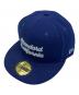 New Era（ニューエラ）の古着「ロゴ刺繍キャップ」｜ブルー