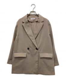 JOURNAL STANDARD relume（ジャーナルスタンダード レリューム）の古着「スリットテーラードジャケット」｜ベージュ