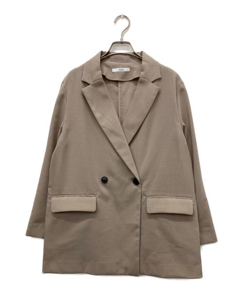JOURNAL STANDARD relume（ジャーナルスタンダード レリューム）JOURNAL STANDARD relume (ジャーナルスタンダード レリューム) スリットテーラードジャケット ベージュ サイズ:Freeの古着・服飾アイテム