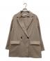 JOURNAL STANDARD relume（ジャーナルスタンダード レリューム）の古着「スリットテーラードジャケット」｜ベージュ