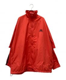 BALENCIAGA（バレンシアガ）の古着「BBロゴダブルスリーブナイロンジップアップブルゾン」｜レッド