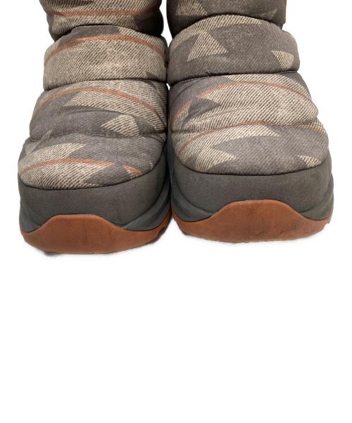 THE NORTH FACE（ザ ノース フェイス）THE NORTH FACE (ザ ノース フェイス) Nuptse Bootie WP VI Logo ベージュ サイズ:27cmの古着・服飾アイテム