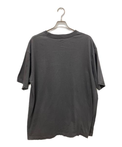 NUMBER (N)INE（ナンバーナイン）NUMBER (N)INE (ナンバーナイン) ダメージ加工 スカル ギター Tシャツ グレー サイズ:4の古着・服飾アイテム