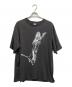 NUMBER (N)INE（ナンバーナイン）の古着「ダメージ加工 スカル ギター Tシャツ」｜グレー